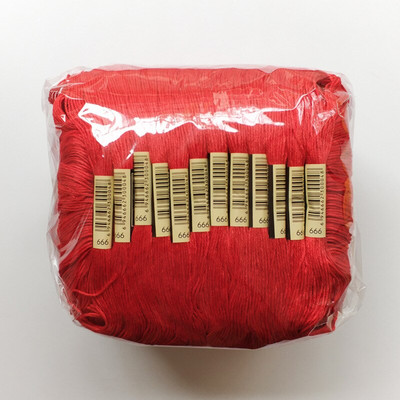 240 TK 8M haruline niit punane/kollane/must/valge hambaniit ristpistes tikkimislõng DIY polüesterpuuvillane õmblusvarraste komplekti tööriist