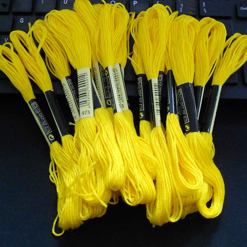 240 TK 8M haruline niit punane/kollane/must/valge hambaniit ristpistes tikkimislõng DIY polüesterpuuvillane õmblusvarraste komplekti tööriist