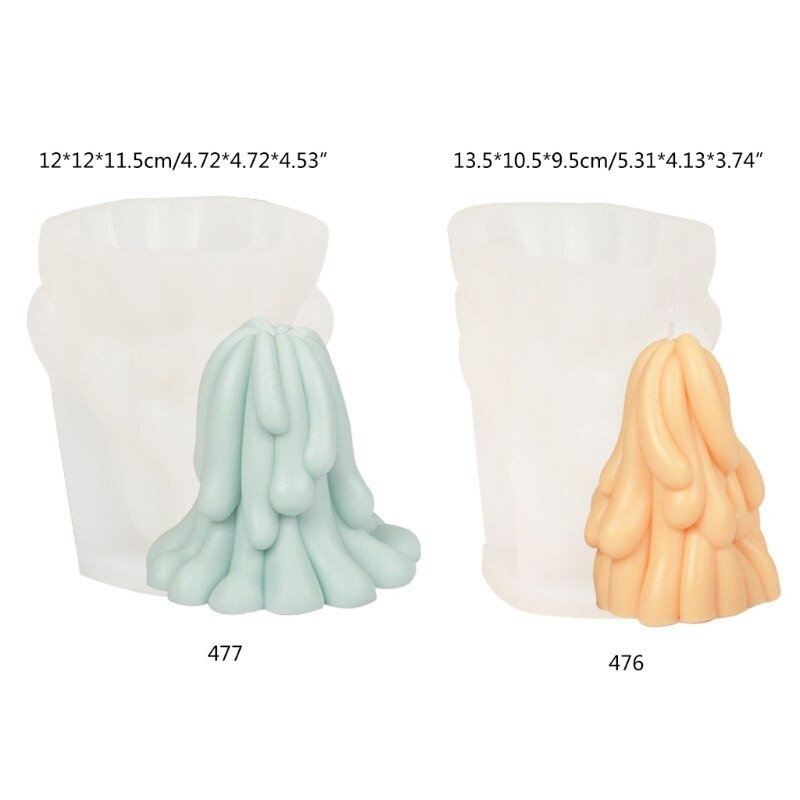 3D Ocean Tentacle Κερί Σιλικόνης Φόρμα για Κεριά Χειροποίητο Σαπούνι Κέικ Καλούπια Ρητίνης Craft Διακοσμητικά Σπιτιού Κέικ 87HA