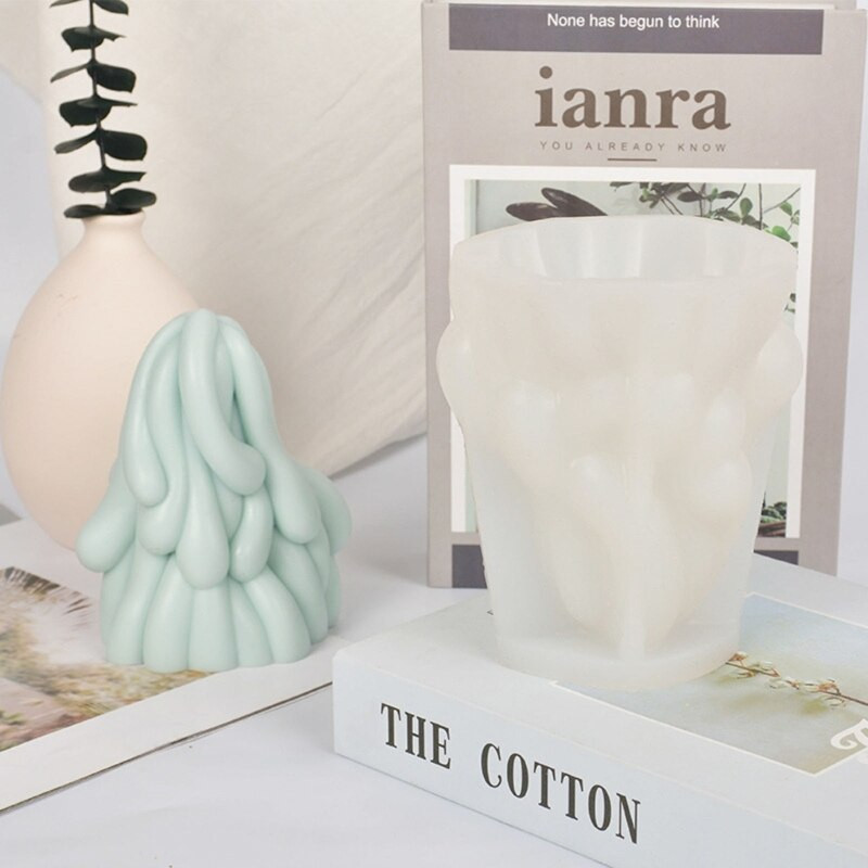 3D Ocean Tentacle Κερί Σιλικόνης Φόρμα για Κεριά Χειροποίητο Σαπούνι Κέικ Καλούπια Ρητίνης Craft Διακοσμητικά Σπιτιού Κέικ 87HA