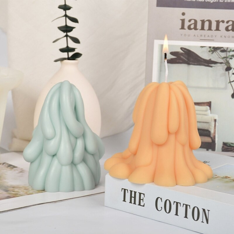 3D Ocean Tentacle Κερί Σιλικόνης Φόρμα για Κεριά Χειροποίητο Σαπούνι Κέικ Καλούπια Ρητίνης Craft Διακοσμητικά Σπιτιού Κέικ 87HA