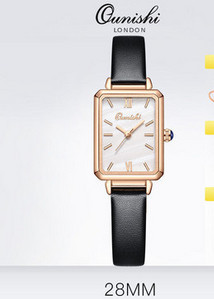 Μοντέρνο γυναικείο ρολόι με δερμάτινο ή μεταλλικό λουράκι