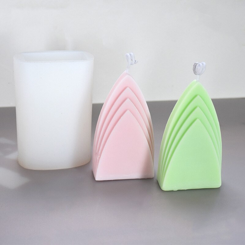Abstract Yamagata/Rochie Forme de lumânări din silicon pentru decorarea casei Matrite pentru cadouri pentru petreceri, bricolaj, pentru fabricarea de lumânări, matrițe din silicon, vânzare cu ridicata