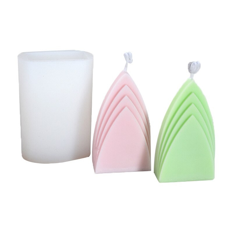Abstract Yamagata/Rochie Forme de lumânări din silicon pentru decorarea casei Matrite pentru cadouri pentru petreceri, bricolaj, pentru fabricarea de lumânări, matrițe din silicon, vânzare cu ridicata