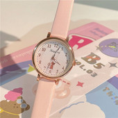 Ceas modern - cu curea din piele