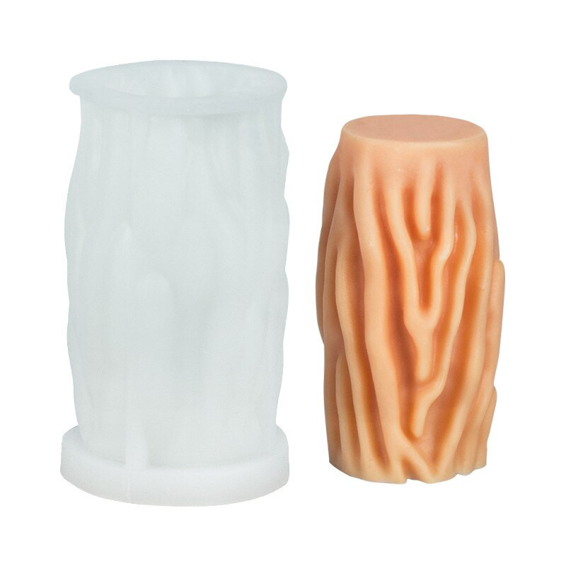 Ανώμαλη κύλινδρος κυλίνδρου καλούπι σιλικόνης για χειροτεχνία 3d Handmade DIY Mold Mold Silicone Candle Mold Candle Making Kit Supplies