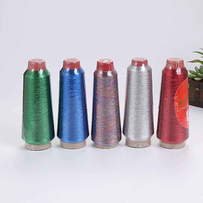 Rankinis mezgimo siūlas Ryškus šilko auksinis siūlas sidabrinis siūlas Kompiuterinis siuvinėjimas kryželiu siuvinėti šilko siūlai „pasidaryk pats“ Gamyba3600M