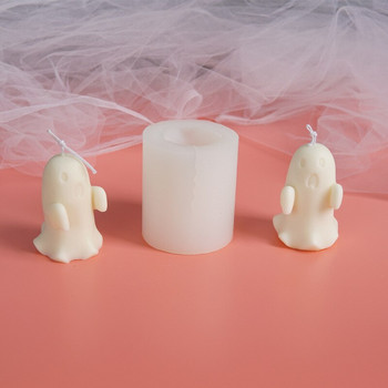 Хелоуин Ghost Candle Mold Форми за свещи Направи си сам Силиконови Модерни силиконови форми за занаяти 3d ръчно изработени форми за свещи Форма смола