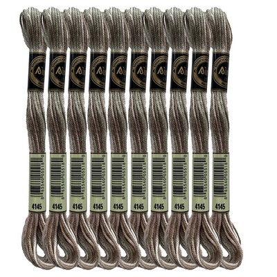 Varijacije boja Konac za vezenje Raznobojni konac za vezenje križem Lomača Zlatna Arktičko more Plava Latice ruže Ljubičasta, 8,7 jarda