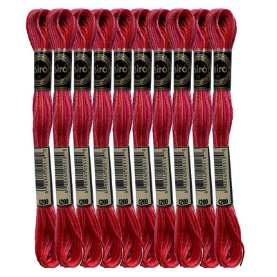 Varijacije boja Konac za vezenje Raznobojni konac za vezenje križem Lomača Zlatna Arktičko more Plava Latice ruže Ljubičasta, 8,7 jarda