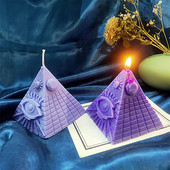 All Seeing Eye Tower Candle Silikonski kalup za DIY ručno izrađene ukrase za aromaterapijske svijeće Rukotvorine Kalup za sapun Ručna izrada darova