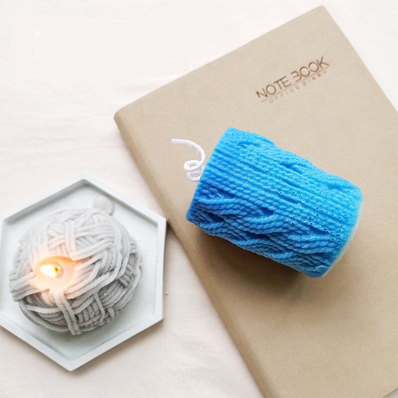 3D sammasküünal silikoonvorm isetegemise koogi küpsetusvorm lõng pall küünal kipssavi meisterdamise koogi šokolaadikaunistus pagaritöövahendid