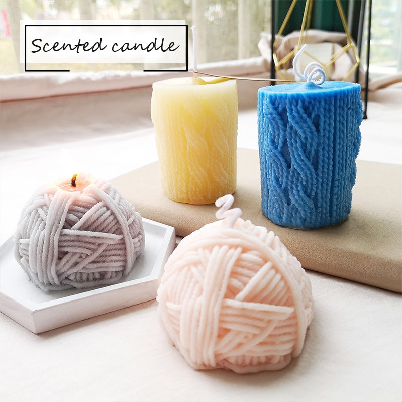 3D sammasküünal silikoonvorm isetegemise koogi küpsetusvorm lõng pall küünal kipssavi meisterdamise koogi šokolaadikaunistus pagaritöövahendid