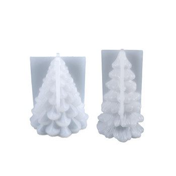 3D Свещи за коледна елха Силиконови форми Направи си сам Консумативи за правене на коледни свещи Форми Епоксидна сапунена смола Мухъл Подаръци Занаяти Домашен декор