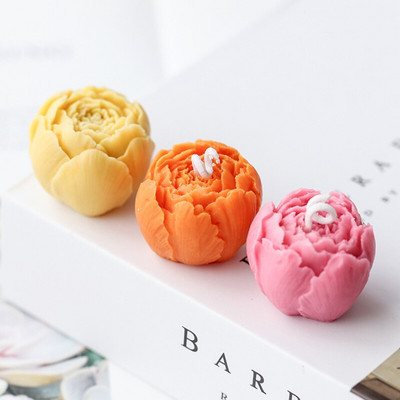 New Flower Rose Candle Wax Silicon 3D Soap Mold Mold Cake Decoration Manual DIY Handmade Resin Plaster Gumpaste Mold Διακόσμηση σπιτιού