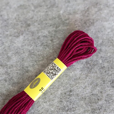 6 buc 35 NOI DM* culori Ață de bumbac Ață de brodat cu punct în cruce 6 fire Bumbac egiptean cu fibre lungi, dublu mercerizat, stricat