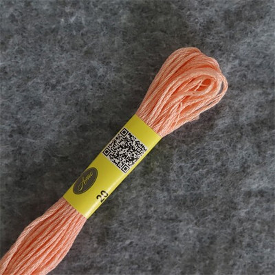 6 buc 35 NOI DM* culori Ață de bumbac Ață de brodat cu punct în cruce 6 fire Bumbac egiptean cu fibre lungi, dublu mercerizat, stricat