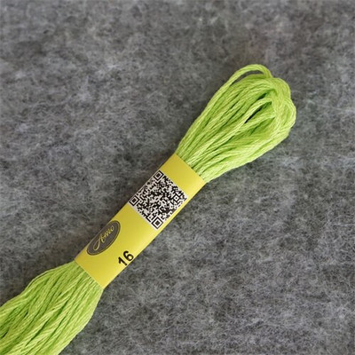 6 buc 35 NOI DM* culori Ață de bumbac Ață de brodat cu punct în cruce 6 fire Bumbac egiptean cu fibre lungi, dublu mercerizat, stricat