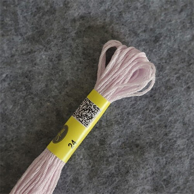 6 buc 35 NOI DM* culori Ață de bumbac Ață de brodat cu punct în cruce 6 fire Bumbac egiptean cu fibre lungi, dublu mercerizat, stricat