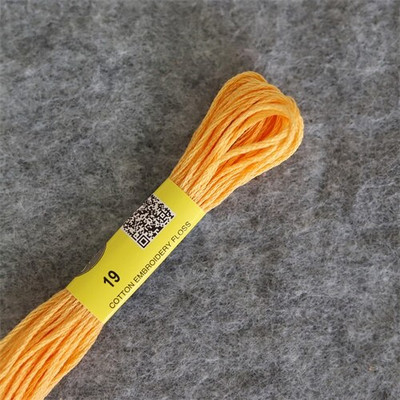 6 buc 35 NOI DM* culori Ață de bumbac Ață de brodat cu punct în cruce 6 fire Bumbac egiptean cu fibre lungi, dublu mercerizat, stricat