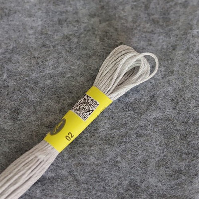 6 buc 35 NOI DM* culori Ață de bumbac Ață de brodat cu punct în cruce 6 fire Bumbac egiptean cu fibre lungi, dublu mercerizat, stricat