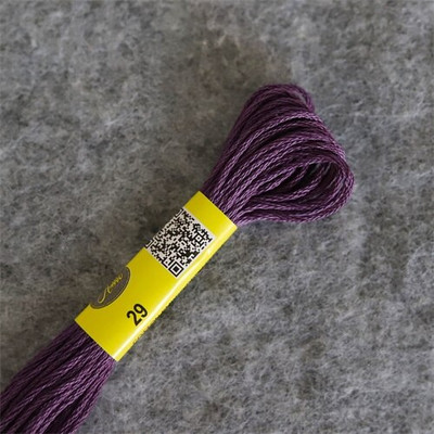 6 buc 35 NOI DM* culori Ață de bumbac Ață de brodat cu punct în cruce 6 fire Bumbac egiptean cu fibre lungi, dublu mercerizat, stricat