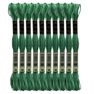 Varijacije boja Paket konca za vezenje Raznobojni konac za vezenje križem Biserno Ljubičasto Ružičasto Narančasto Zeleno Žuto Koralj, 8,7 jarda