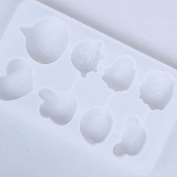 Εργαλείο διακόσμησης σοκολάτας κέικ ζαχαροπλαστικής φόρμα 3D Animal Shape σιλικόνης Προμήθειες κατασκευής κεριών Φόρμα σιλικόνης