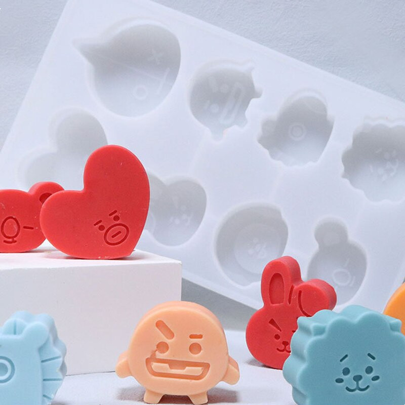 Εργαλείο διακόσμησης σοκολάτας κέικ ζαχαροπλαστικής φόρμα 3D Animal Shape σιλικόνης Προμήθειες κατασκευής κεριών Φόρμα σιλικόνης