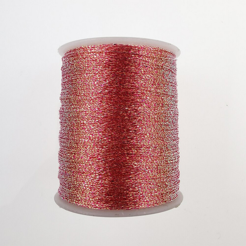 „Sanbest“ 3 sruogų metalo spalvos išblukimo audimo siūlų efektas papuošalų styginiai nėrimo siūlai, skirti „pasidaryk pats“