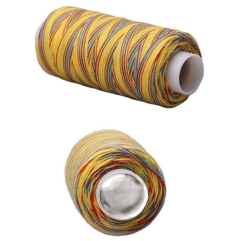 Πολυεστερική κλωστή ραπτικής Πολύχρωμα μπαλώματα ρούχων για το σπίτι σταυροβελονιά Κέντημα ραπτομηχανής Αξεσουάρ ραπτομηχανής κλωστή