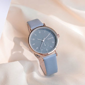 Casual ženski sat sa kožnim remenom novi model