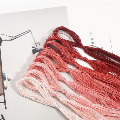 8 tk/partii Värvide segamine Vastupidav Birght Värvid Ristpistes niit Puuvillane Tikand Niit Õmblustokkid Niidikomplekt Õmblustööriistad