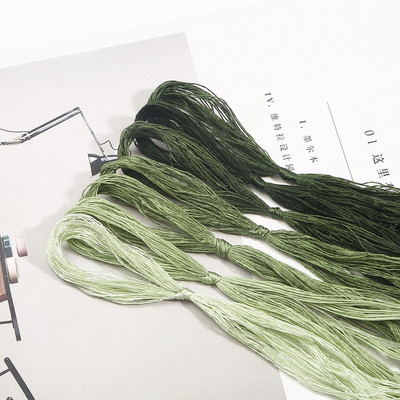 8 tk/partii Värvide segamine Vastupidav Birght Värvid Ristpistes niit Puuvillane Tikand Niit Õmblustokkid Niidikomplekt Õmblustööriistad