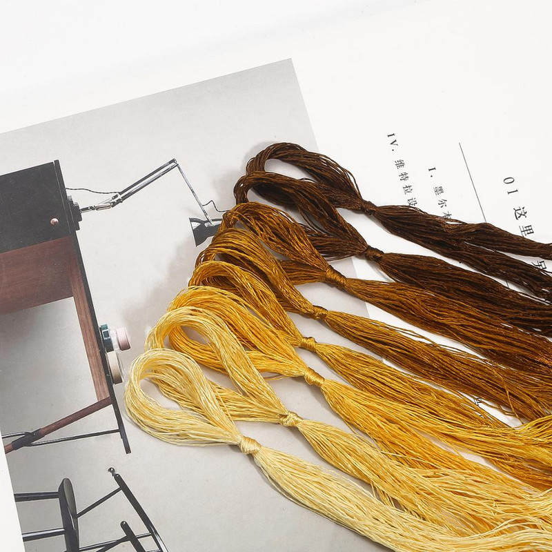 8 tk/partii Värvide segamine Vastupidav Birght Värvid Ristpistes niit Puuvillane Tikand Niit Õmblustokkid Niidikomplekt Õmblustööriistad