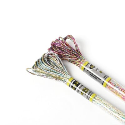 Efecte de lumină Ață dentară metalică Ață de broderie cu punct de cruce 8 metri fiecare Skein DM*C și Sullivans Brands Different Group