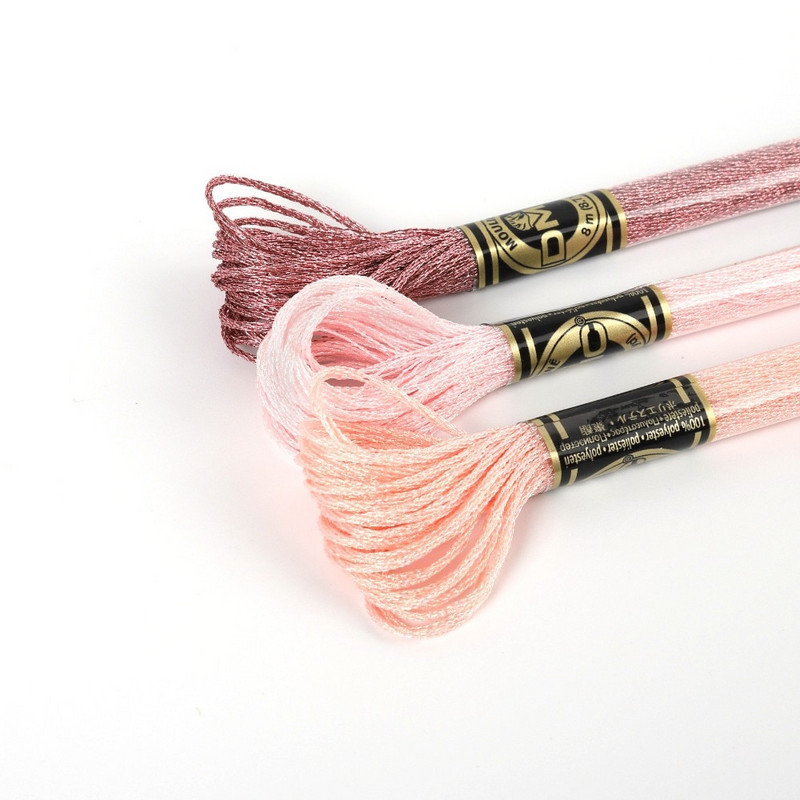 Efecte de lumină Ață dentară metalică Ață de broderie cu punct de cruce 8 metri fiecare Skein DM*C și Sullivans Brands Different Group