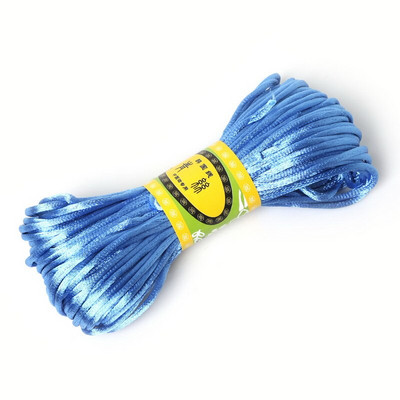 20 metara 2 mm štakorski satenski konac za makrame konac za šivanje, konac za vezenje, ručni alat za šivanje, uže za vezenje križem