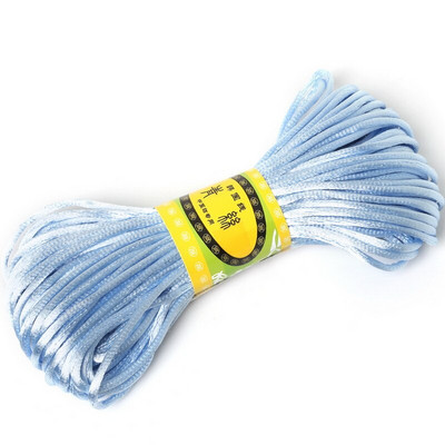 20 metara 2 mm štakorski satenski konac za makrame konac za šivanje, konac za vezenje, ručni alat za šivanje, uže za vezenje križem