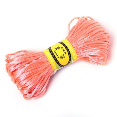 20 metara 2 mm štakorski satenski konac za makrame konac za šivanje, konac za vezenje, ručni alat za šivanje, uže za vezenje križem