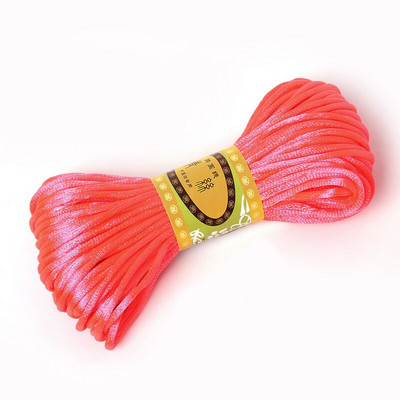 20 metara 2 mm štakorski satenski konac za makrame konac za šivanje, konac za vezenje, ručni alat za šivanje, uže za vezenje križem