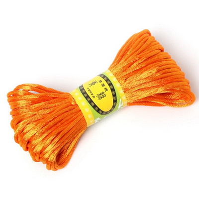 20 metara 2 mm štakorski satenski konac za makrame konac za šivanje, konac za vezenje, ručni alat za šivanje, uže za vezenje križem