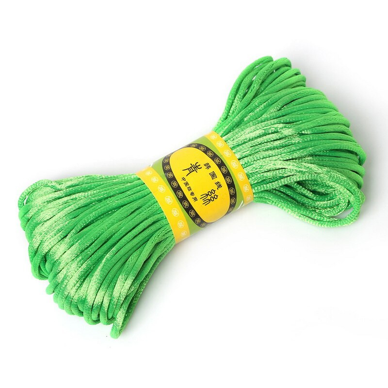 20 metara 2 mm štakorski satenski konac za makrame konac za šivanje, konac za vezenje, ručni alat za šivanje, uže za vezenje križem