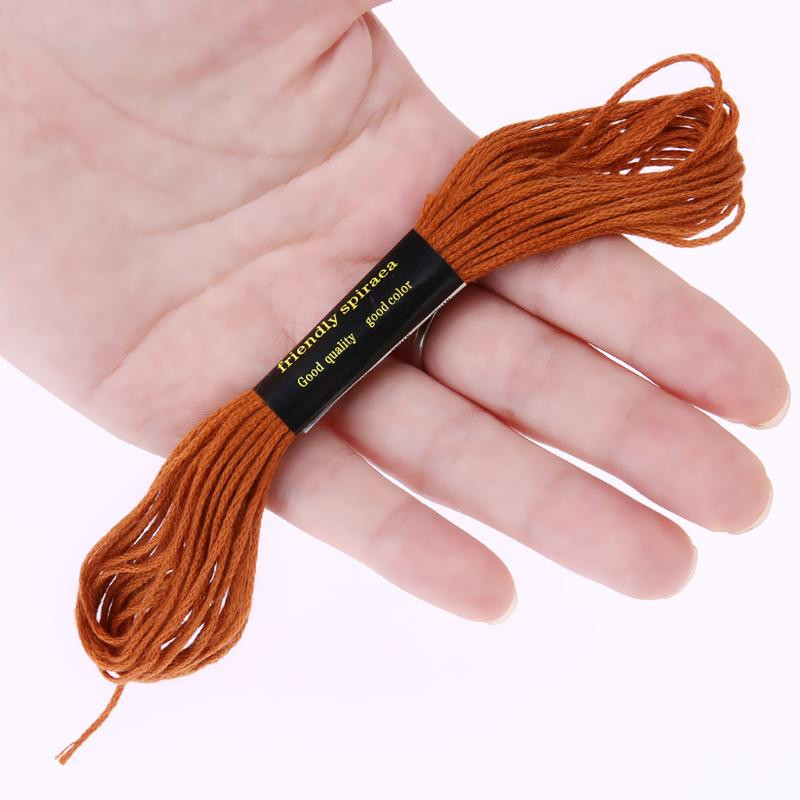 100 цвята конец за бродерия от полиестер, ръчен кръстат бод, мулине, шевни чилета, занаяти, ръчно изработени аксесоари, инструменти за плетене