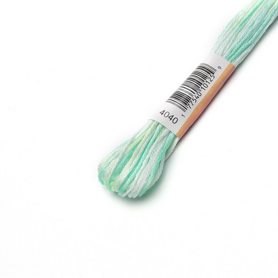 6 τμχ Ποικιλόχρωμο νήμα σταυροβελονιάς 8,7 γιάρδες Παραλλαγή κουβέρτα Mouline Mercerized βαμβακερό νήμα κεντήματος 31 DMC διαθέσιμο χρώμα