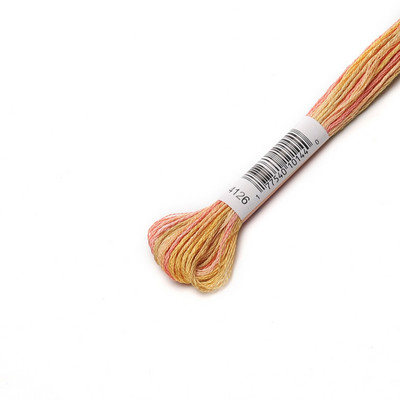 6 τμχ Ποικιλόχρωμο νήμα σταυροβελονιάς 8,7 γιάρδες Παραλλαγή κουβέρτα Mouline Mercerized βαμβακερό νήμα κεντήματος 31 DMC διαθέσιμο χρώμα