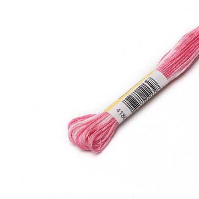 6 τμχ Ποικιλόχρωμο νήμα σταυροβελονιάς 8,7 γιάρδες Παραλλαγή κουβέρτα Mouline Mercerized βαμβακερό νήμα κεντήματος 31 DMC διαθέσιμο χρώμα