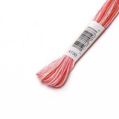 6 τμχ Ποικιλόχρωμο νήμα σταυροβελονιάς 8,7 γιάρδες Παραλλαγή κουβέρτα Mouline Mercerized βαμβακερό νήμα κεντήματος 31 DMC διαθέσιμο χρώμα