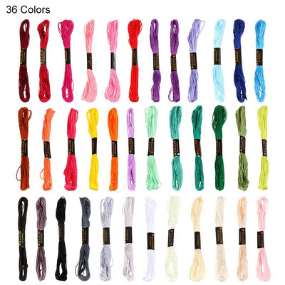 Kit de frici multicolore bricolaj, lucrat manual, impletit cusut frici, broderie, fir de punct cruce