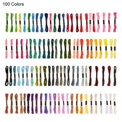 Kit de frici multicolore bricolaj, lucrat manual, impletit cusut frici, broderie, fir de punct cruce